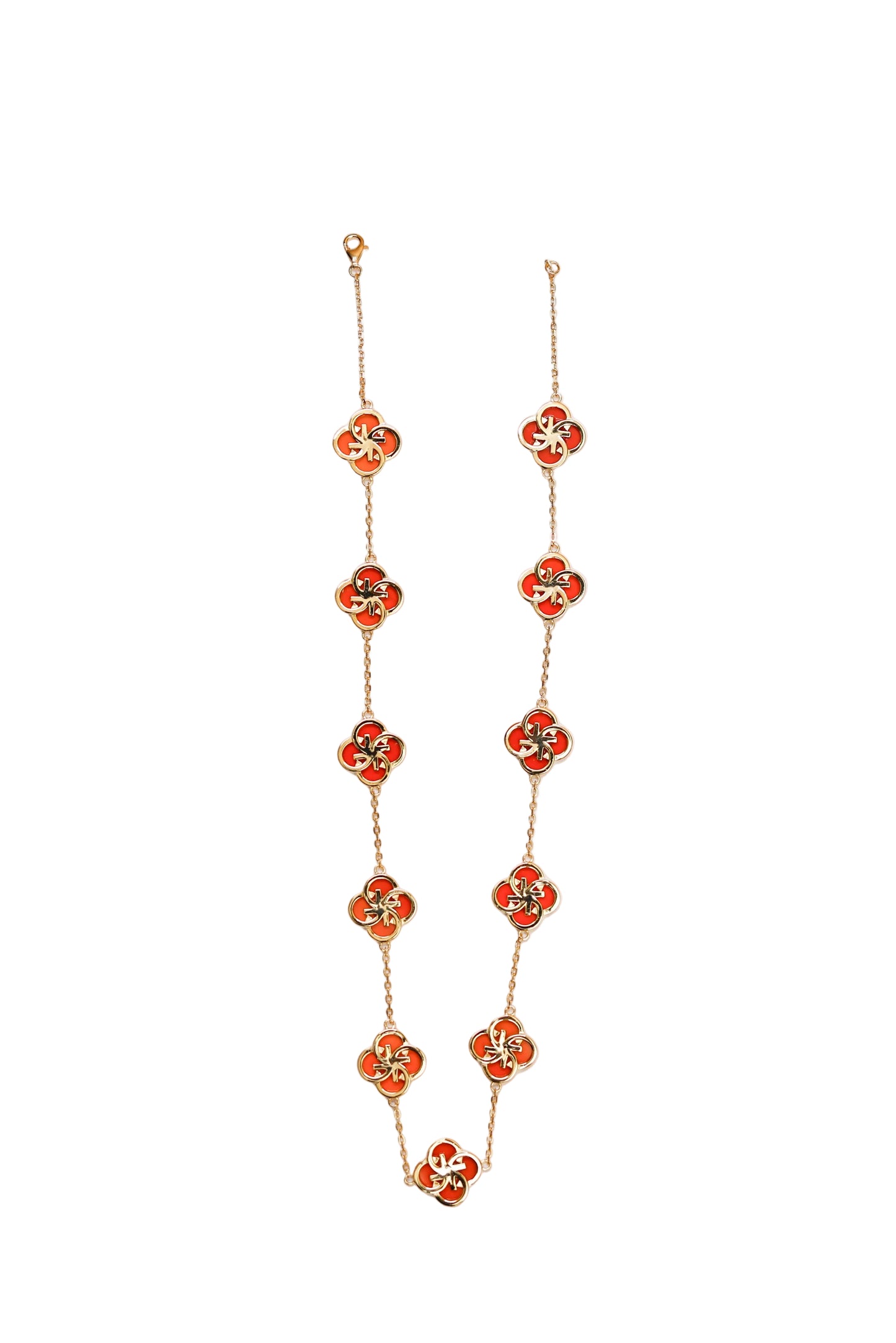 Grand GOURA Clover Necklace