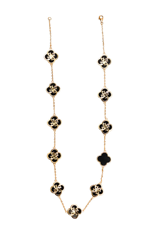 Grand GOURA Clover Necklace