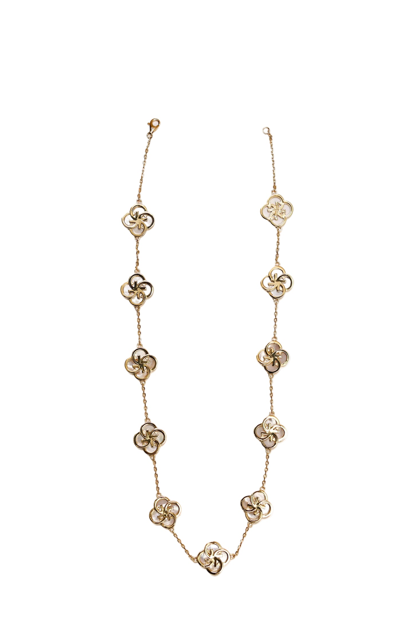 Grand GOURA Clover Necklace
