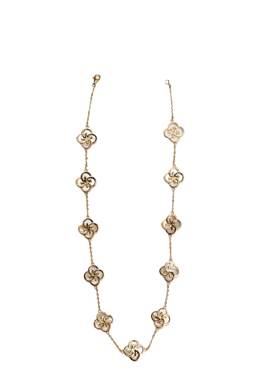 Grand GOURA Clover Necklace