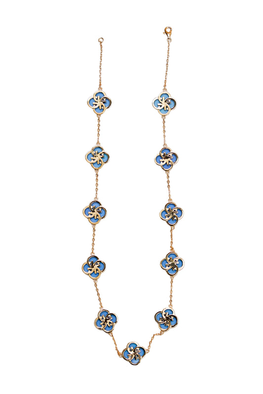Grand GOURA Clover Necklace