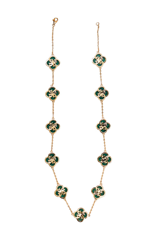 Grand GOURA Clover Necklace