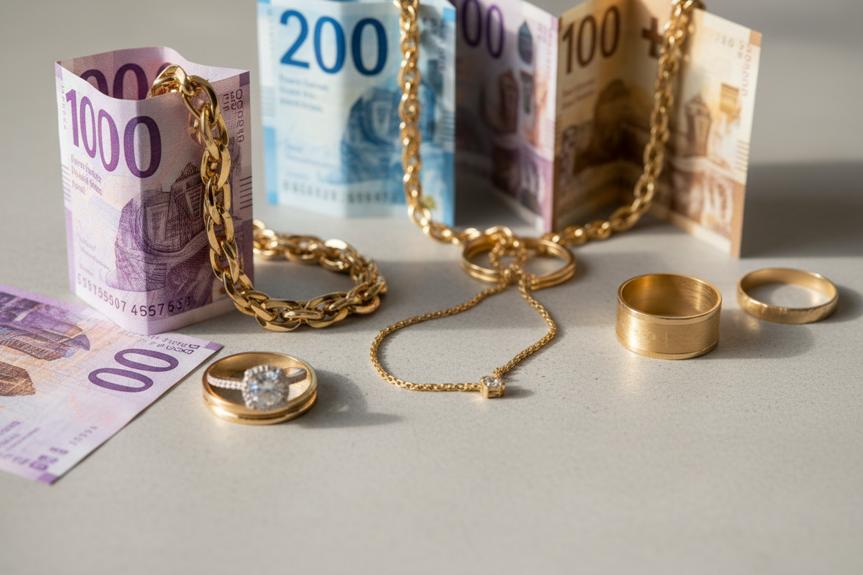 bargeld für schmuck ohne andere geschaäftsname oder titel